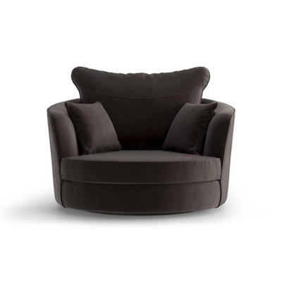 Haluta - Fauteuil Veronica - 125x125x80 - Draaibaar - Bruin Haluta - Fauteuil Veronica - 125x125x80 - Draaibaar - Bruin