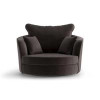 Haluta - Fauteuil Veronica - 125x125x80 - Draaibaar - Bruin