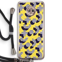 8-bit N°3: Motorola Moto G6 Transparant Hoesje met koord