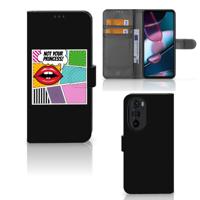 Motorola Edge 30 Pro | Wallet Case | met Pasjes | Popart Princess