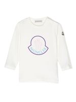 Moncler Enfant t-shirt en coton à logo imprimé - Blanc - thumbnail