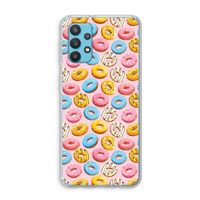 Pink donuts: Samsung Galaxy A32 4G Transparant Hoesje