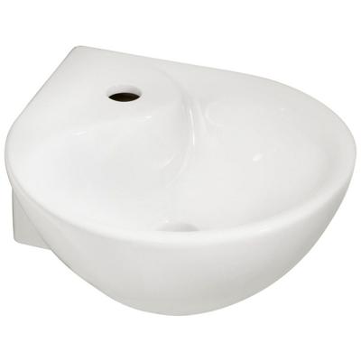 Wiesbaden Porta - Hoekfontein - 35x35x14.5cm - Glans Wit