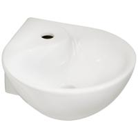 Wiesbaden Porta - Hoekfontein - 35x35x14.5cm - Glans Wit Wiesbaden Porta - Hoekfontein - 35x35x14.5cm - Glans Wit