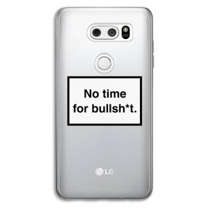 No time: LG V30 Transparant Hoesje