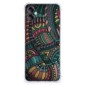 Samsung Galaxy A05 Doorzichtige Silicone Hoesje Aztec