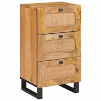 Dressoir met lade Bruin 40 x 33,5 x 75 cm Massief Mango Hout