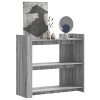 Wandtafel 100x35x90 cm bewerkt hout grijs sonoma eikenkleurig - thumbnail