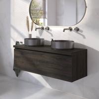 Ben Tendenza badmeubel incl. afdekblad 120x46x42cm coal oak