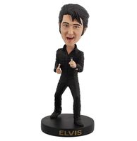 Elvis: Black Leather Suit - &apos;68 Comeback Bobblehead