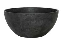 Bloempot Bowl Fiona zwart 31 x 15 cm - Artstone