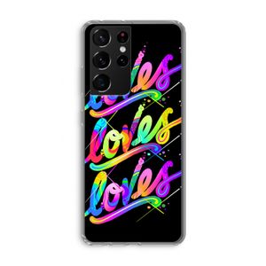 Loves: Samsung Galaxy S21 Ultra Transparant Hoesje