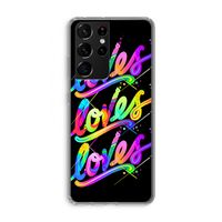 Loves: Samsung Galaxy S21 Ultra Transparant Hoesje