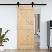 VidaXL Deur narvik 70x210 cm massief grenenhout VidaXL Deur narvik 70x210 cm massief grenenhout