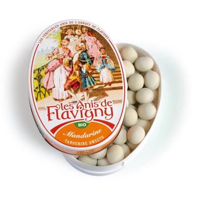 Anis de Flavigny Anijspastilles mandarijn bio 50 Gram Anis de Flavigny Anijspastilles mandarijn bio 50 Gram