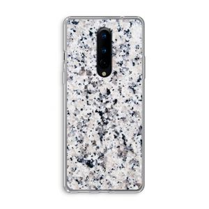 Gespikkelde marmer: OnePlus 8 Transparant Hoesje