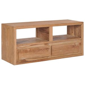 vidaXL Tv-meubel 90x30x40 cm massief teakhout