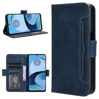 Motorola Moto G14 Cardholder Series Portemonnee Hoesje - Blauw