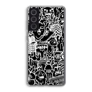 Vexx Black Mixtape: Samsung Galaxy S21 FE Transparant Hoesje