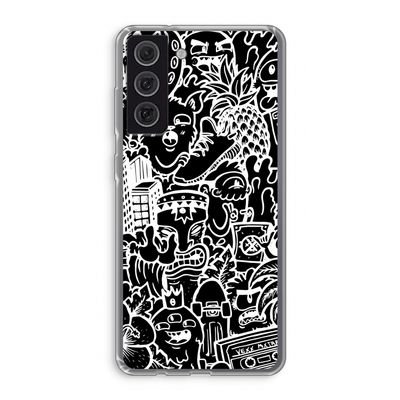 Vexx Black Mixtape: Samsung Galaxy S21 FE Transparant Hoesje