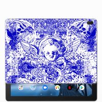 Tablet BackCover Lenovo Tab E10 Angel Skull Blauw