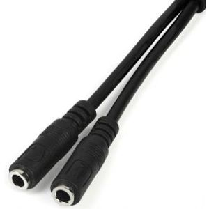StarTech.com Headset Adapter 3,5mm 4-polig - 2 x 3,5mm 3-polig