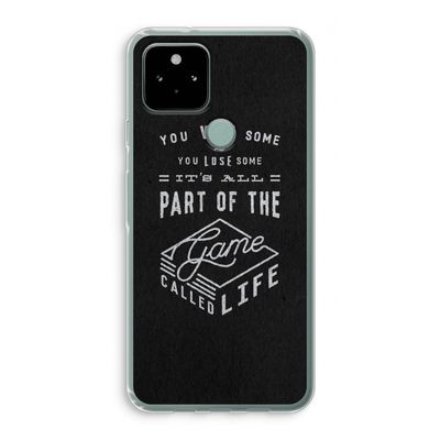 Life: Google Pixel 5 Transparant Hoesje