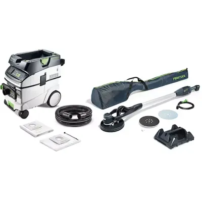 Festool PLANEX LHS-E 225/CTM 36-Set Langnek-schuurmachine- en stofzuigerset | Voor intensief gebruik - 578418