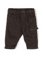 Emporio Armani Kids jean à coupe fuselée - Marron