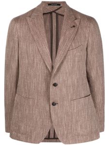 Tagliatore blazer à motif de chevrons - Marron