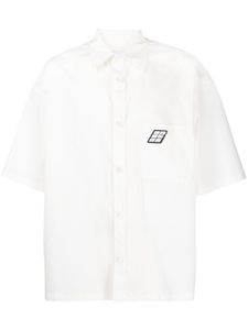 AMBUSH chemise à patch logo - Blanc