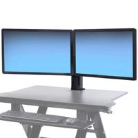 Ergotron WorkFit Dual Monitor Kit, universal monitorarm - thumbnail