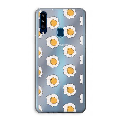 Bacon to my eggs #1: Samsung Galaxy A20s Transparant Hoesje