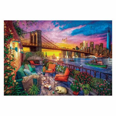 Clementoni puzzel manhattan balcony sunset, 3000st. Clementoni puzzel manhattan balcony sunset, 3000st.