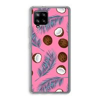 Kokosnoot roze: Samsung Galaxy A42 5G Transparant Hoesje