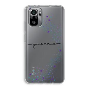 Sterren: Xiaomi Redmi Note 10S Transparant Hoesje