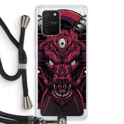 Hell Hound and Serpents: Samsung Galaxy S10 Lite Transparant Hoesje met koord