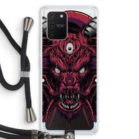 Hell Hound and Serpents: Samsung Galaxy S10 Lite Transparant Hoesje met koord