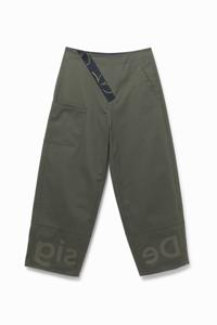 Cropped culotte-broek - GREEN - S