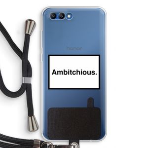 Ambitchious: Honor 10 Transparant Hoesje met koord