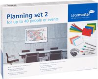 Legamaster planningsset 2 voor 40 personen, evenementen, projecten - thumbnail