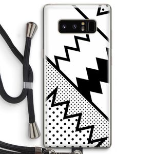 Pop Art #5: Samsung Galaxy Note 8 Transparant Hoesje met koord