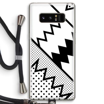 Pop Art #5: Samsung Galaxy Note 8 Transparant Hoesje met koord