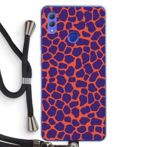 Purple Giraffe: Honor Note 10 Transparant Hoesje met koord