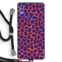 Purple Giraffe: Honor Note 10 Transparant Hoesje met koord