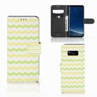 Samsung Galaxy S8 | Telefoon Hoesje | Waves Yellow