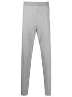 Corneliani pantalon de jogging en maille fine - Gris