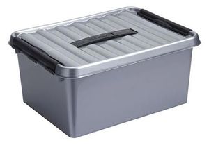Sunware Q-line box 15 liter metaal/zwart