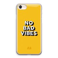 No Bad Vibes: iPhone 8 Transparant Hoesje