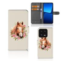 Telefoonhoesje | Met pasjeshouder | voor Xiaomi 13 Pro Paard